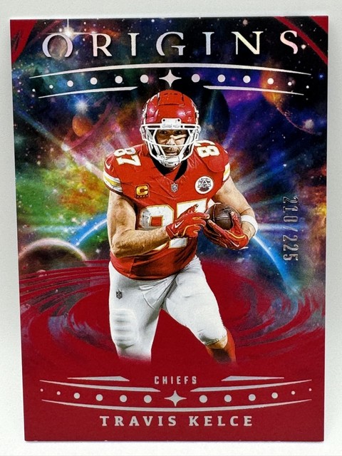 2025 Panini Origins - Travis Kelce, Travis Kelce #3 Red /225