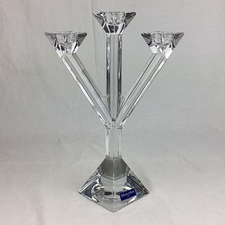 Villeroy & Boch Crystal 3 Arm Candelabra Candle Holder CP#8764