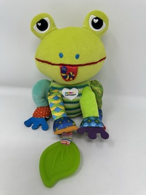 Lamaze Jibber Jabber Jake The Frog ''Croaking'' Sound Clip On Baby Toy Car Seat