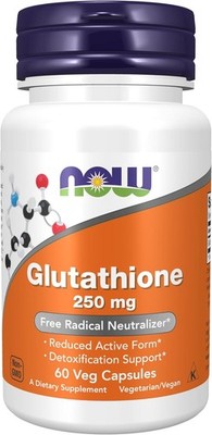 NOW FOODS Glutathione 250 mg 60 Veg Capsules