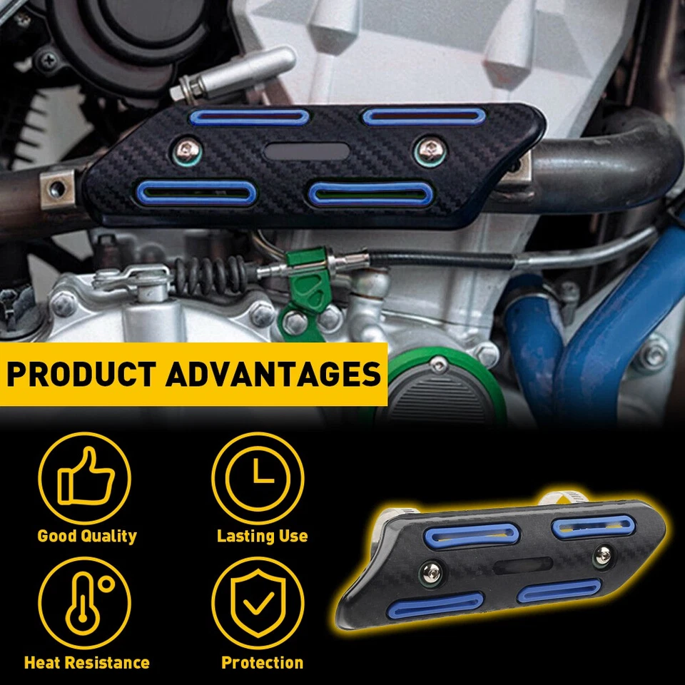Cubierta protectora térmica de tubo para Yamaha YZ250F YZ450F WR250F WR450F EOA Foto 2 de 4