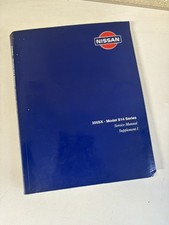 NISSAN 200SX MODEL S14 SERIES GENUINE ORIGINAL NISSAN MOTORS 1995 SERVICE MANUAL