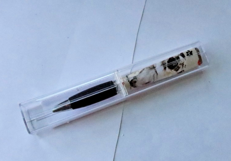 NICE NEW I Love My Pug Dog Puppy Pen SEALED Aninkabove Collectible An Ink Above