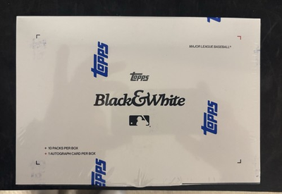 #ad #ad 2025 Topps Black and White Baseball Collector’s Edition Hobby Box Sealed New $439.99