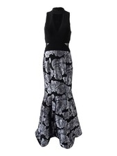 X By Xscape Women's Choker-Neck Mermaid Gown