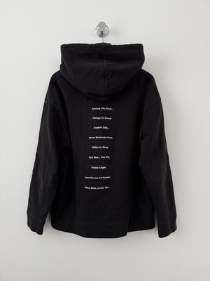 Raf Simons SS18 Poem Patch Joy Division Hoodie Black - Size S | eBay