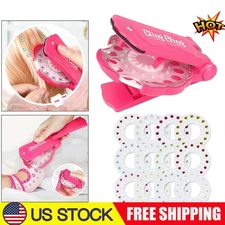 Girls Hair Bedazzler Styling Tool Diamond Sticker Gems Stamper Jewel DIY Toy