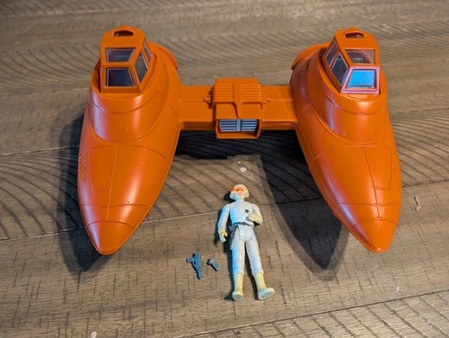 Vintage 1980 Star Wars Twin Pod Cloud Car Pilot Original Blaster Communicator