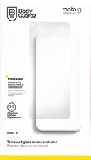 BodyGuardz Pure 2 Antimicrobial Tempered Glass Screen Protector-moto g STYLUS 5G