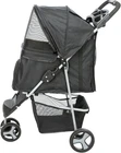 Trixie Pet Carrying Buggy Foldable Dog Cat Carrier Grey Or Black 47 X 100 X 80cm