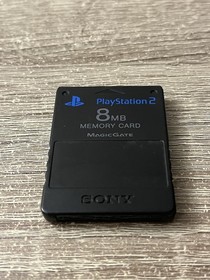Official OEM Sony PlayStation 2 [SCPH-10020] PS2 Black 8 MB Memory Card