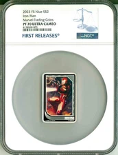 2023 Niue $2 Marvel Trading Card Coin Iron Man 027/250 FR NGC PF70 UC