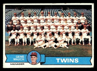 1979 Topps #41 Minnesota Twins / Gene Mauch - (MARKED)