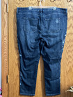 LAURIE FELT CLASSIC SLIM LEG FLORAL EMBROIDERED JEANS SIZE 22W — photo 2