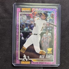 2026 Topps Series 1 - Nick Kurtz #97 Pink Holo Foil Rookie Cup Athletics 🌟 Sp