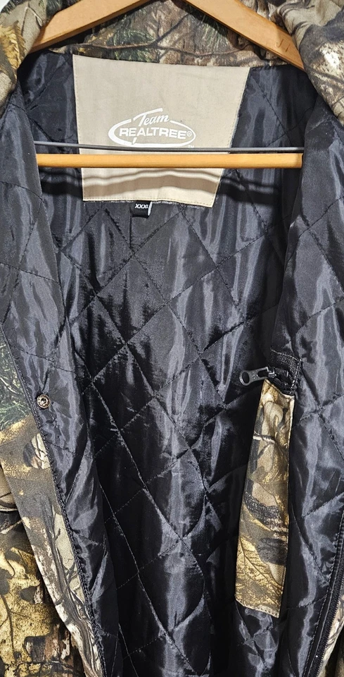 Realtree Xtra Mens Insulated Camo Coveralls Hunting Cold Warm Outdoors  3XLT NWT - Image 3 of 4