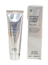 Allies of Skin Molecular Silk Amino Hydrating Cleanser Travel Size .85 oz / 25ml