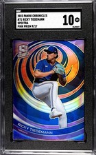 2023 Panini Chronicles Ricky Tiedemann Spectra SGC 10 Gem Mint Pink Prizm /17
