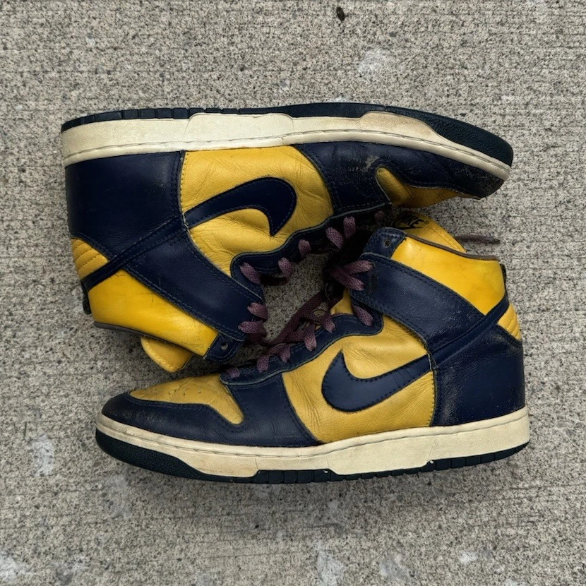 Nike Dunk 1985 High Michigan for Sale | Authenticity Guaranteed | eBay