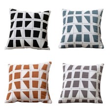 Geometric Cushion Cover Home Bedroom Sofa Office Car Throw Pillow Case Decor