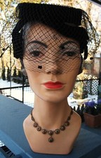 STUNNING VINTAGE 1930s MARLENE DIETRICH PLASTER MANNEQUIN HEAD MILLENARY DISPLAY
