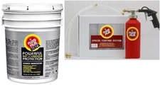 Fluid Film 5 Gallon of Black Penetrant Rust Inhibitor with Spray Gun Applicator