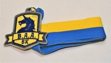 Officiel Baa Boston Athlétique 2012 5K Marathon Finisher Médaille Avec Ruban