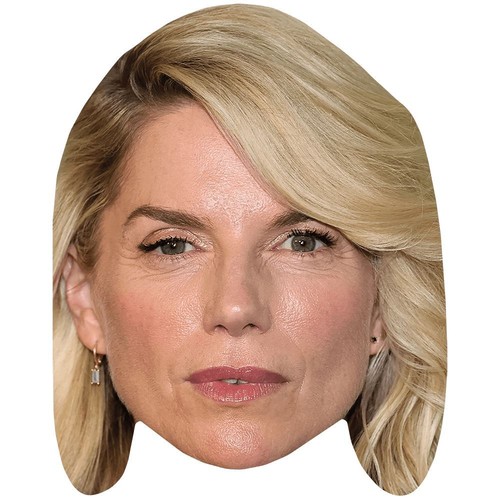 Grande tête de chardon de naissance Eva (blonde). Masque plus grand que nature.