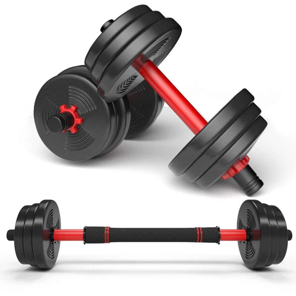 Adjustable Dumbbells Weight Set Barbell Home Gym Hand Weights Dumbbell 30kg Pair