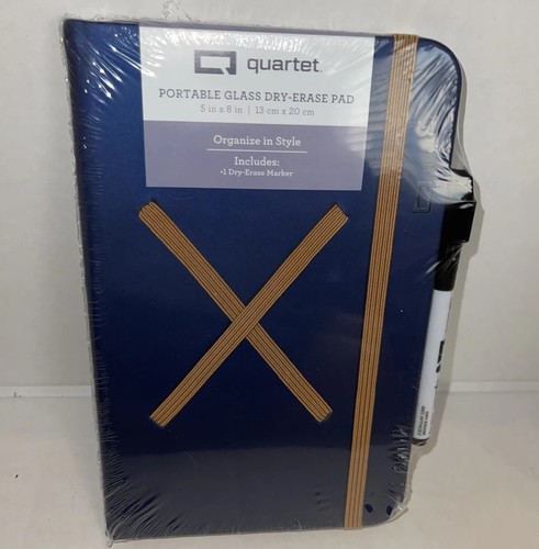 NEW Quartet - Glass Board - Portable Glass Dry-Erase Pad 5"x8" Organize in Style - Picture 2 of 6