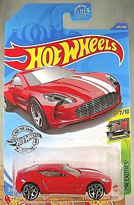 Hot Wheels Aston Martin one–77 Red HW EXOCITS 7/10 2020 N Case #229