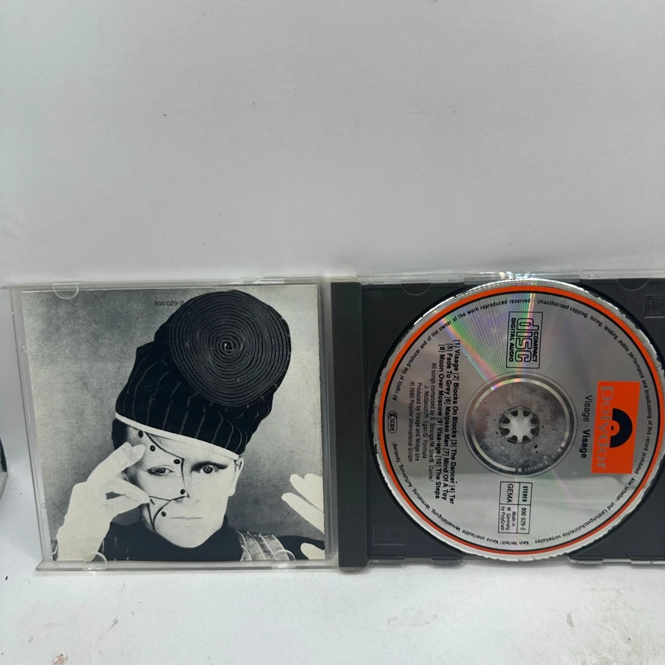 Visage Self-Titled CD 1980 Polydor New Wave Synth-Pop Album - Image 3 of 3