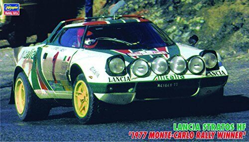 Hasegawa 1/24 Lancia Stratos 1977 Monte Carlo Rally Winner Plastic Model CR32 - Picture 1 of 2