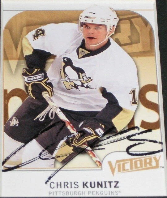 克里斯·库尼茨签名带框 11 x 14 照片展示企鹅 2012 年季后赛 — 第 2/2 张图片