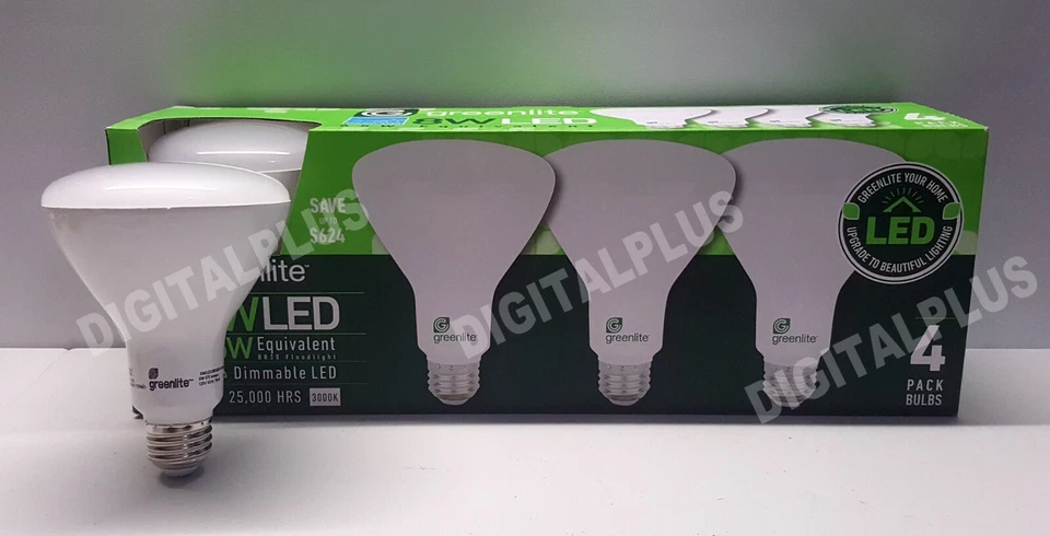 LED BR30 Floodlight 8w = 65w Equivalent  3000k Soft White E26 Base 670L Dimmable - Image 3 of 4