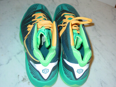 2013 Mens Nike Zoom I Get Buckets Nightshade/Atomic Mango  display picture 1