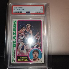 1978 TOPPS BASKETBALL #1/UNO THE LEGENDARY BILL WALTON - PSA7 - UCLA/PORTLAND