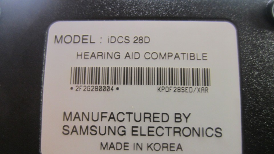 Samsung iDCS 28D Falcon Black Display Speakerphone (KPDF28SED/XAR)(25 ...