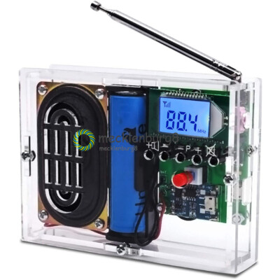 FM Radio Receiver 76-108MHz Frequency Modification Wireless Radio Receiver NEW