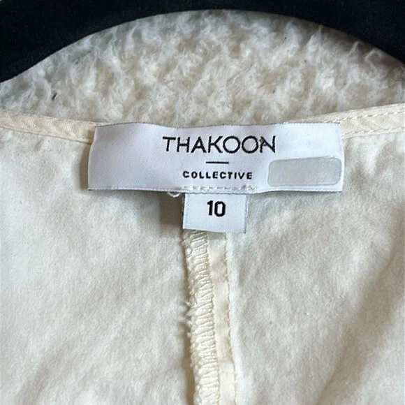 Женский комбинезон Thakoon цвета слоновой кости асимметричный размер 10 - Изображение 3 из 4