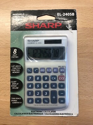 Sharp Portable Handheld Calculator