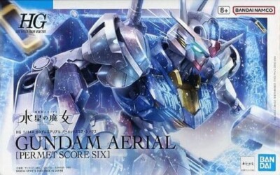 BANDAI 1/144 HG Gundam Aerial [Permet Score Six] Plastic Model Kit
