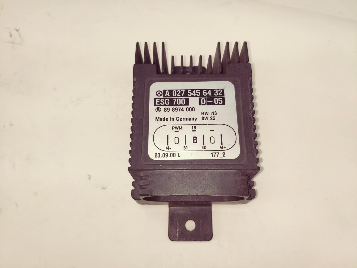 w220 MERCEDES W220 2000-2006 S430 Cooling Fan Relay Control