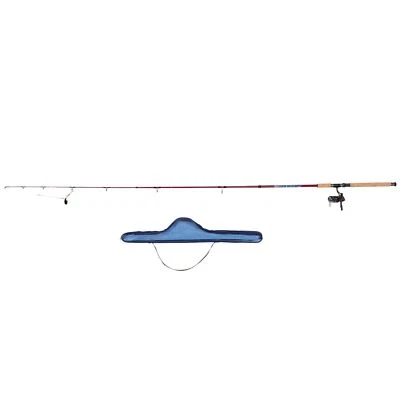 Crivit Spinnrute Hechtrute Combo Steckrute 270-3 Rute Rolle Hecht Zander