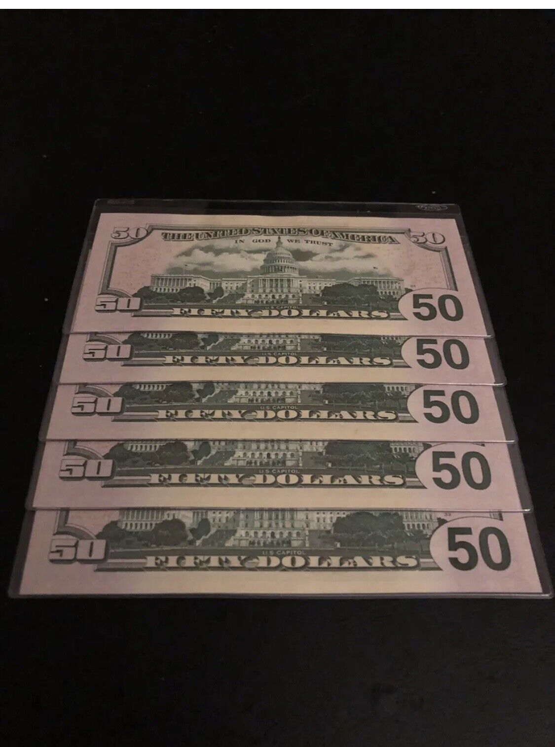 $100 - 2 $50 BILLS (FIFTY DOLLAR BILLS)- Two Uncirculated