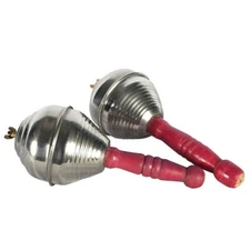 Maracas Professional Shakers Gourds Pair Rumba Traditional Musical For Party Use