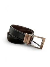 Swissgear Leather Brown Black Reversible Belt Men 34 Classic Style Career Casual