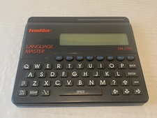Franklin Language Master Dictionary Thesaurus LM 2200 Tested Working READ
