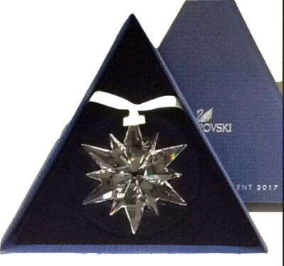 2017 Swarovski~Snowflake STAR Annual Christmas ORNAMENT~Holiday 2017 Swarovski~Snowflake STAR Annual Christmas ORNAMENT~Holiday