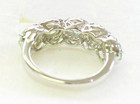 HSN Colleen Lopez Sterling Silver Green Spinel & White Topaz Ring Size 5 — photo 5